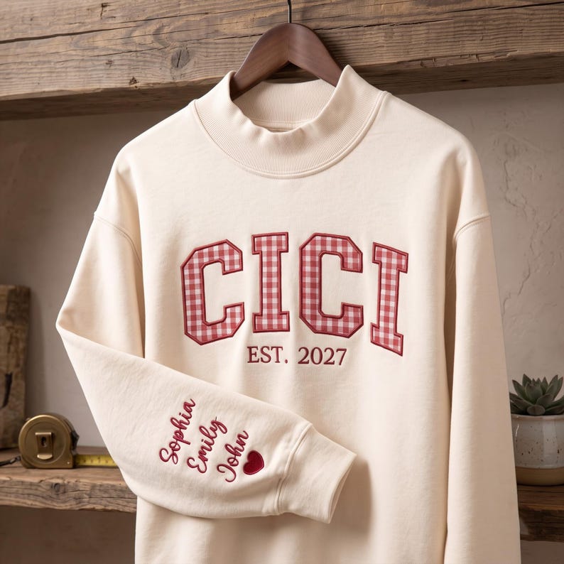 personalized-grandma-mock-neck-sweatshirt-custom-gingham-applique-with-grandkids-names-nana-gammy-mama-gift