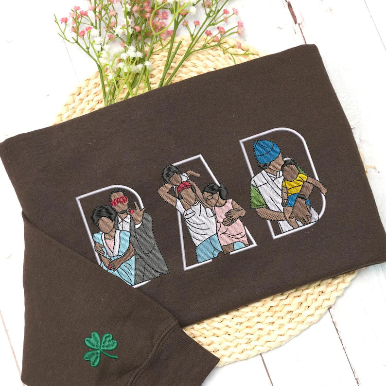 custom-photo-portrait-embroidery-sweatshirt-t-shirt-gift-for-dad-mom-family
