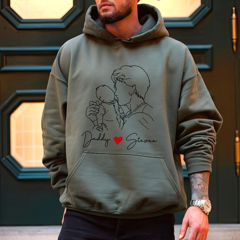 custom-new-dad-photo-shirt-personalized-fathers-day-gift-with-baby-line-art