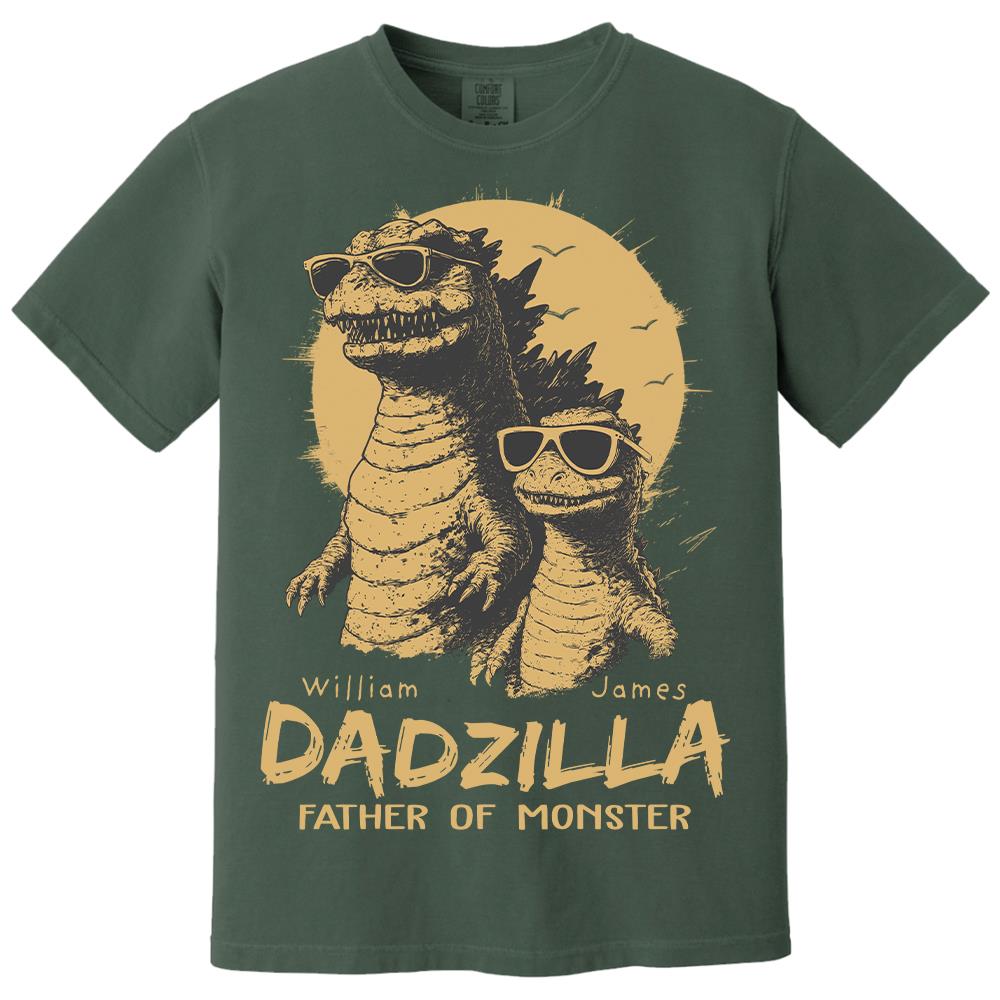 personalized-dadzilla-t-shirt-father-day-gifts-for-dad-funny-papa-tshirt-cool-daddy-dinosaur-tee