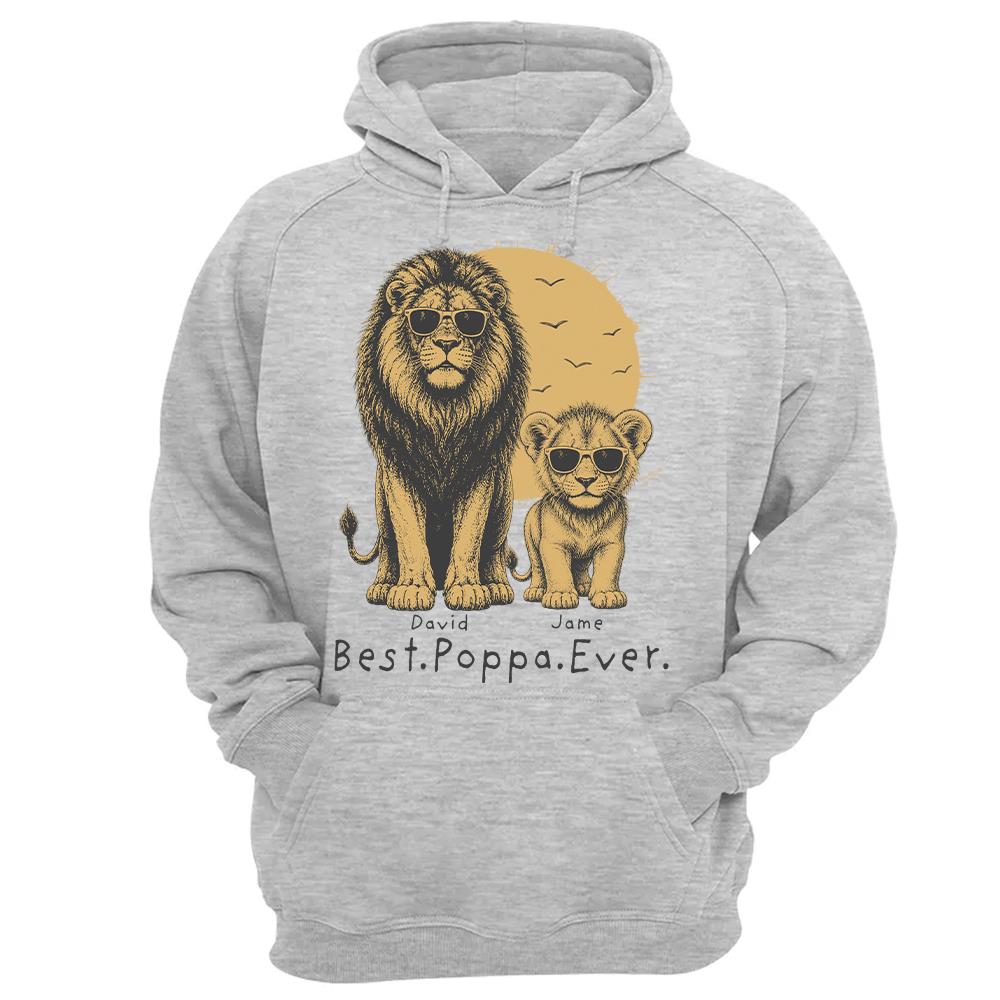 retro-vintage-lion-dad-and-kids-daddy-protector-personalized-shirt-cool-fathers-day-gift-for-dad-husband