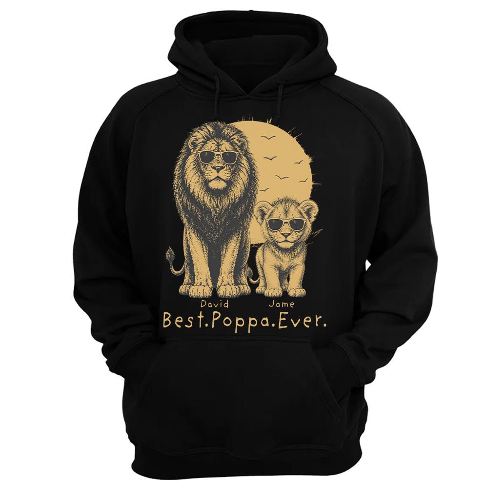 retro-vintage-lion-dad-and-kids-daddy-protector-personalized-shirt-cool-fathers-day-gift-for-dad-husband