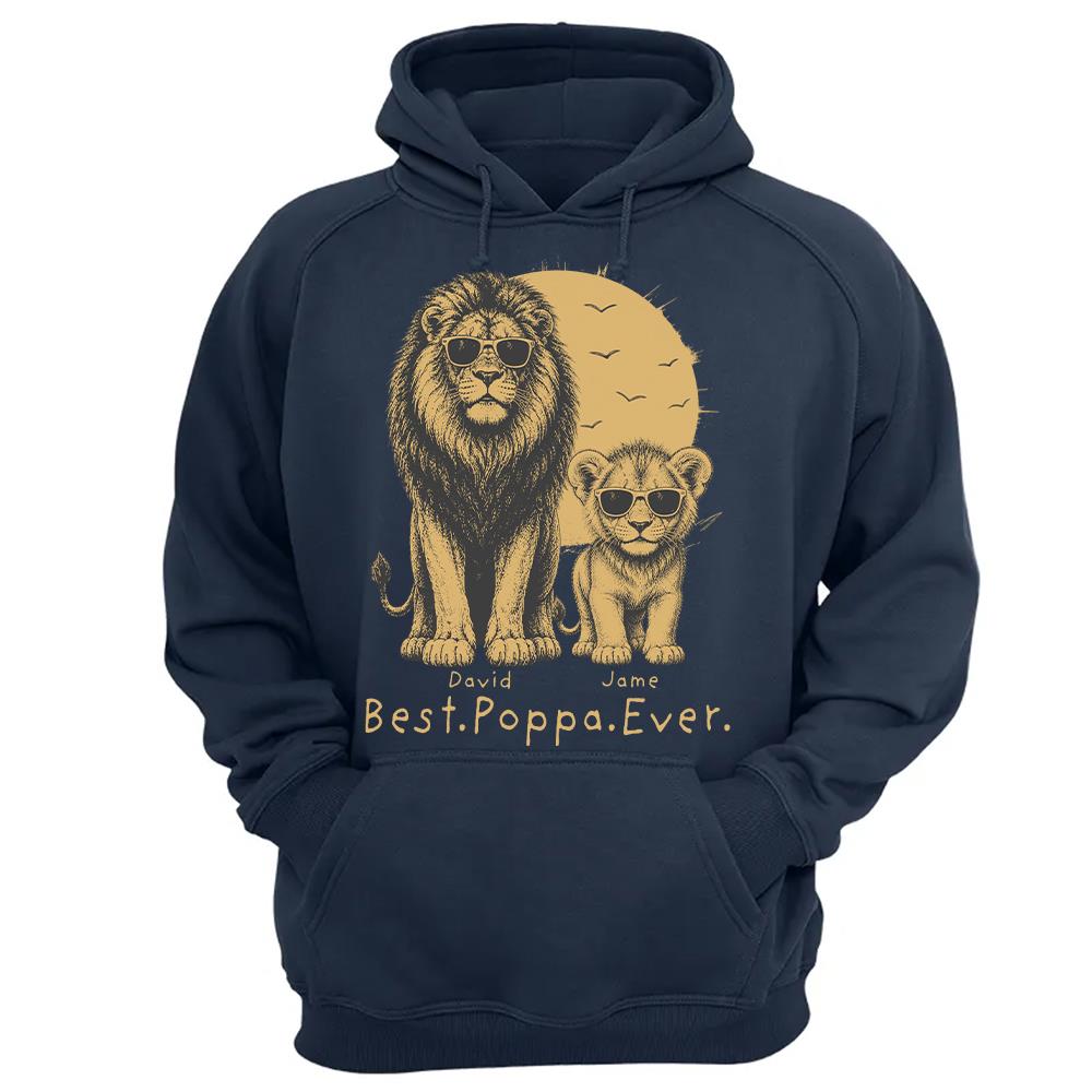 retro-vintage-lion-dad-and-kids-daddy-protector-personalized-shirt-cool-fathers-day-gift-for-dad-husband