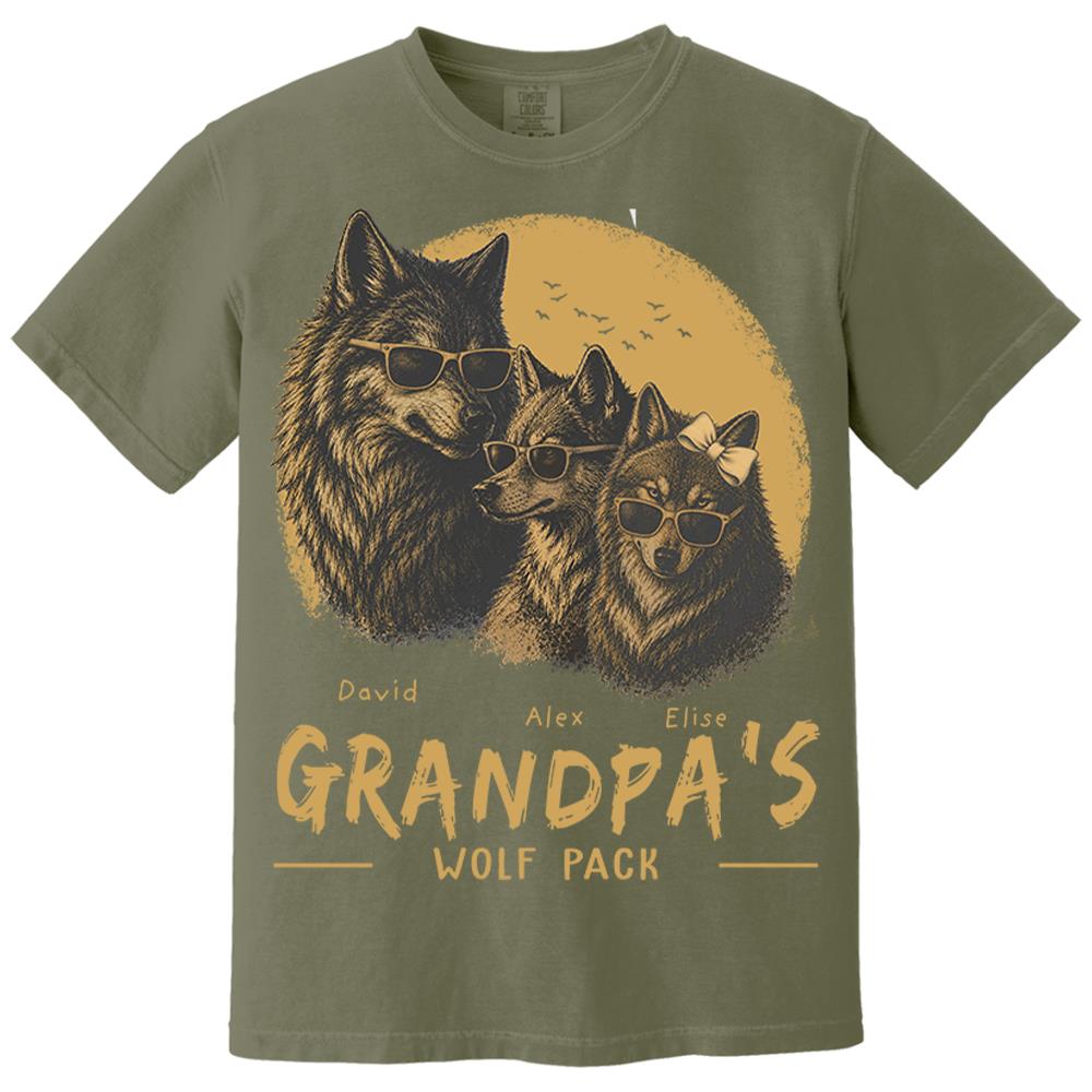 personalized-grandpa-wolf-pack-shirt-father-day-gifts-for-dad-funny-papa-tshirt-cool-daddy-wolf-tee
