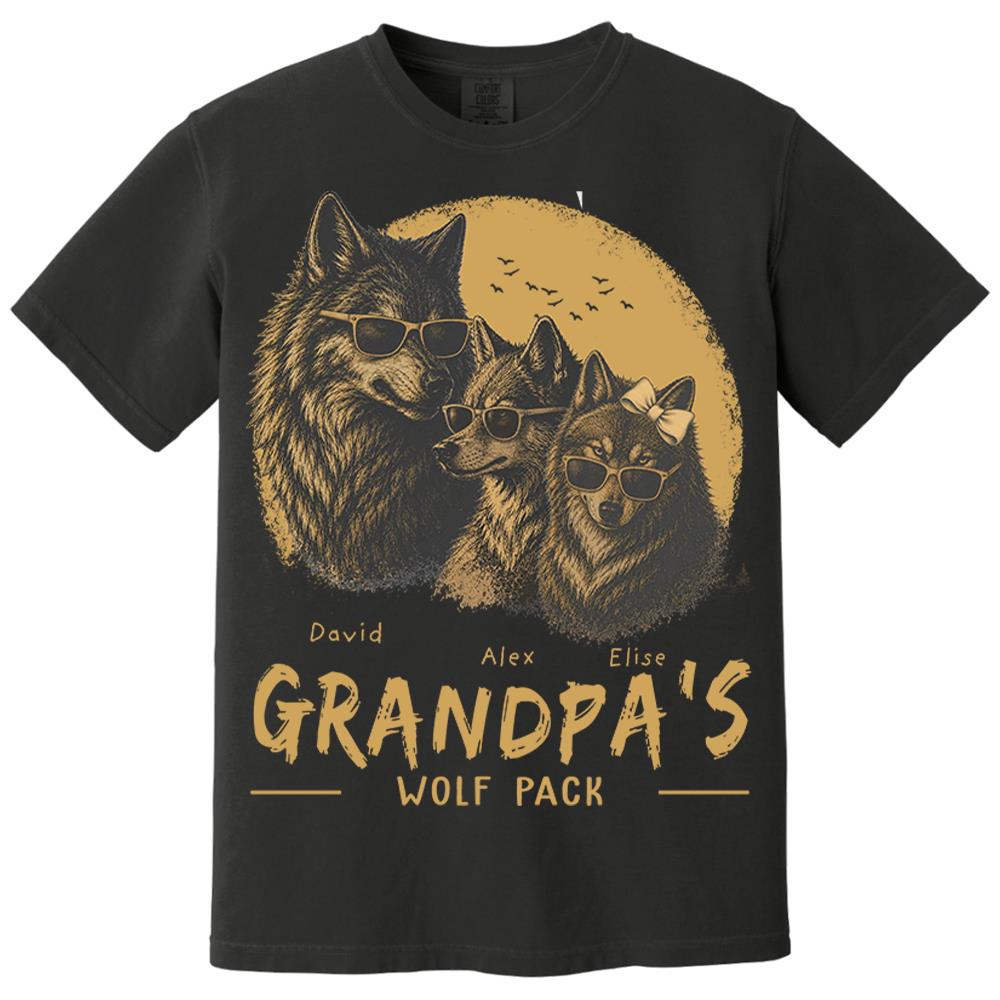 personalized-grandpa-wolf-pack-shirt-father-day-gifts-for-dad-funny-papa-tshirt-cool-daddy-wolf-tee