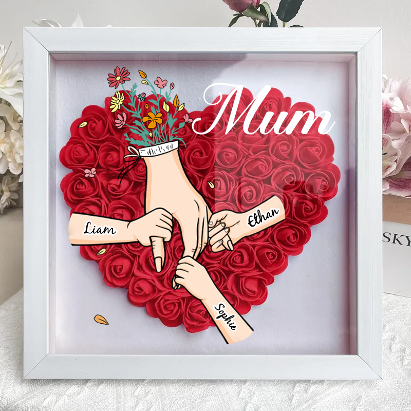 personalized-flower-shadow-box-mum-and-i-hand-holding-mothers-day-gift