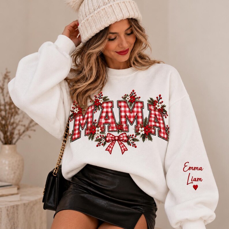 personalized-embroidered-plaid-christmas-mama-sweatshirt-holiday-gift-for-mom-gigi-mimi