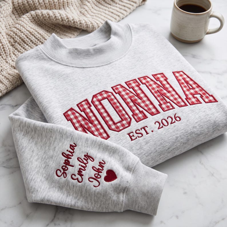 personalized-grandma-mock-neck-sweatshirt-custom-gingham-applique-with-grandkids-names-nana-gammy-mama-gift