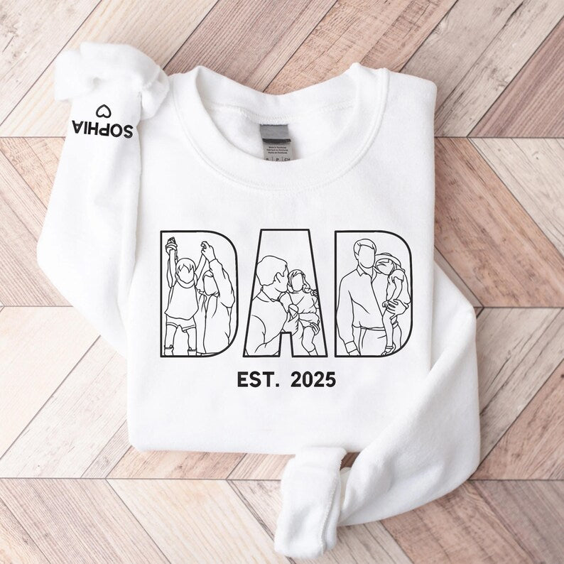 custom-embroidered-dad-sweatshirt-with-photo-outline-portrait-fathers-day-gift
