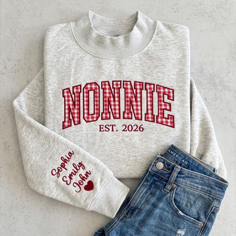 personalized-grandma-mock-neck-sweatshirt-custom-gingham-applique-with-grandkids-names-nana-gammy-mama-gift