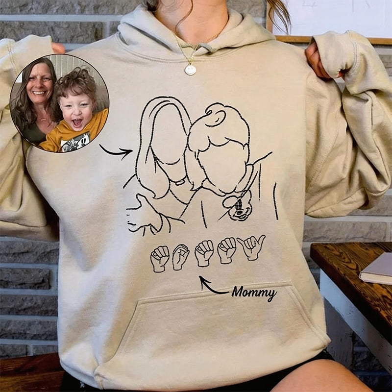 custom-photo-outline-embroidered-sweatshirt-with-sign-language-mothers-day-gift