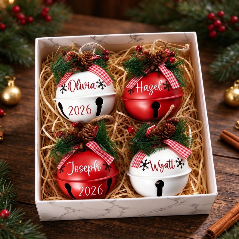 personalized-2026-christmas-bell-ornament-pine-cone-jingle-bells-festive-bow-decor-holiday-gift