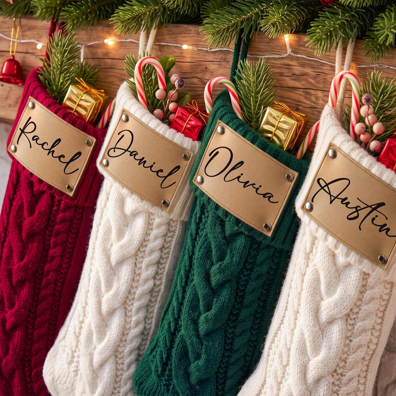 personalized-christmas-stockings-with-leather-patch-custom-name-cable-knit-xmas-stocking