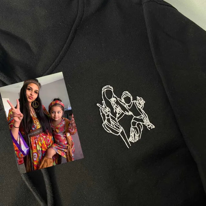 custom-parent-child-photo-outline-embroidered-sweatshirt-surprise-mothers-day-gift