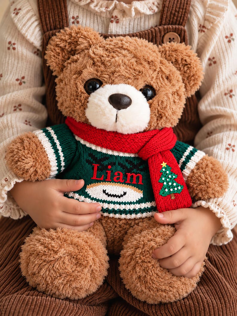 personalized-christmas-teddy-bear-with-custom-name-embroidered-sweater-holiday-keepsake-gift-for-kids-babies
