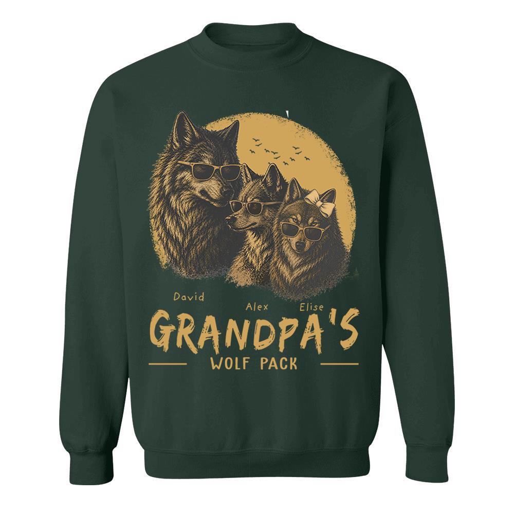 personalized-grandpa-wolf-pack-shirt-father-day-gifts-for-dad-funny-papa-tshirt-cool-daddy-wolf-tee