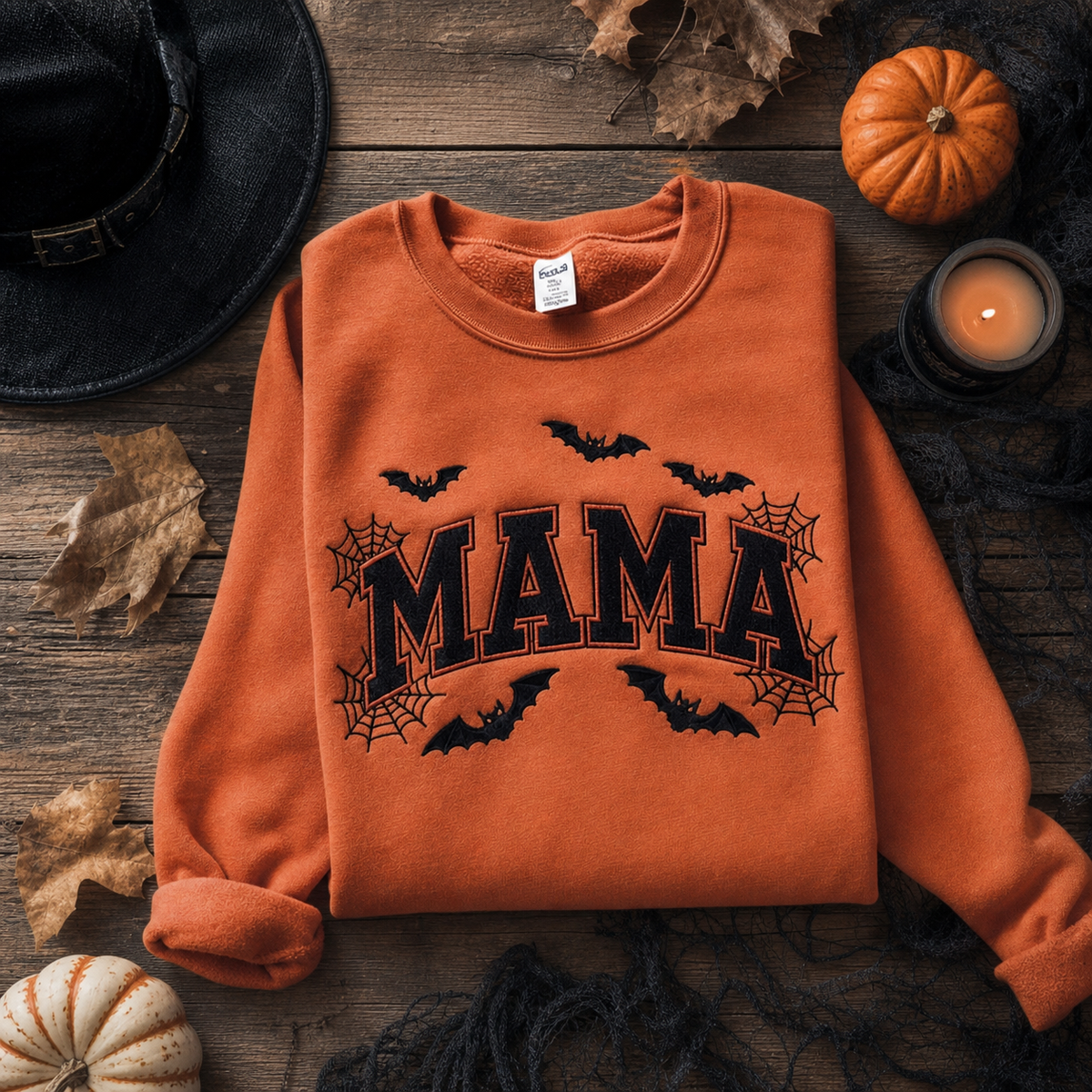 custom-mama-embroidered-halloween-sweatshirt-bat-spiderweb-design