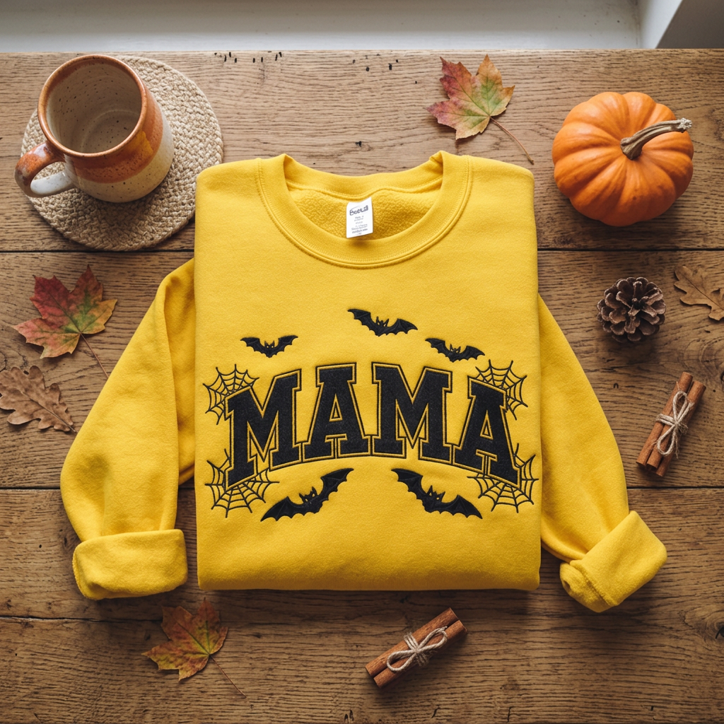 custom-mama-embroidered-halloween-sweatshirt-bat-spiderweb-design
