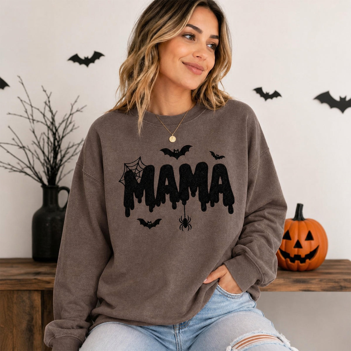 personalized-halloween-mama-washed-sweatshirt-vintage-distressed-spooky-season-pullover-custom-glitter-embroidered-fall-shirt