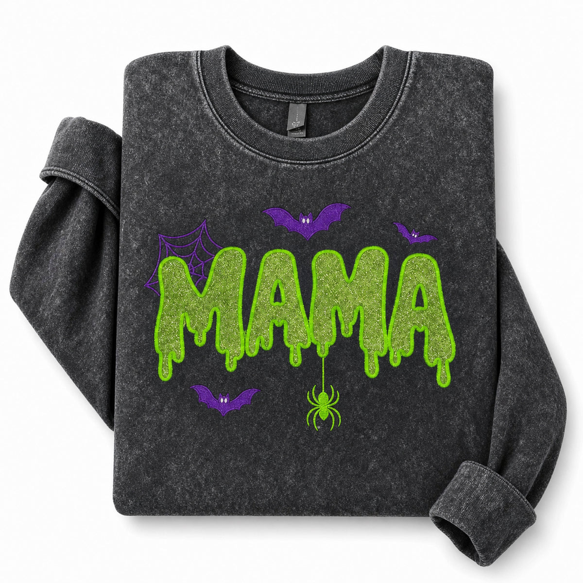 personalized-halloween-mama-washed-sweatshirt-vintage-distressed-spooky-season-pullover-custom-glitter-embroidered-fall-shirt