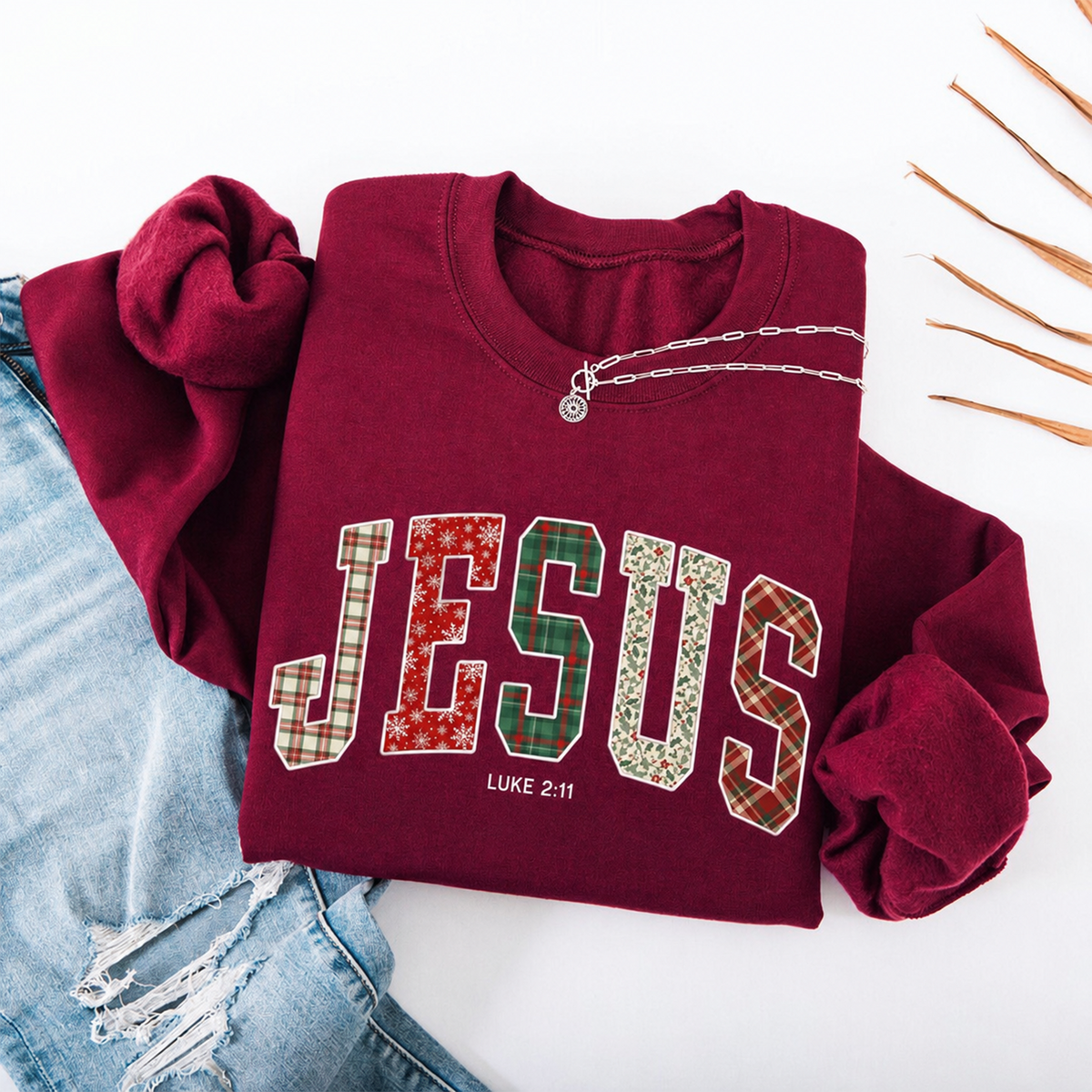 jesus-christmas-sweatshirt-the-reason-for-the-season-luke-2-11-christian-holiday-pullover-faith-based-xmas-sweatshirt