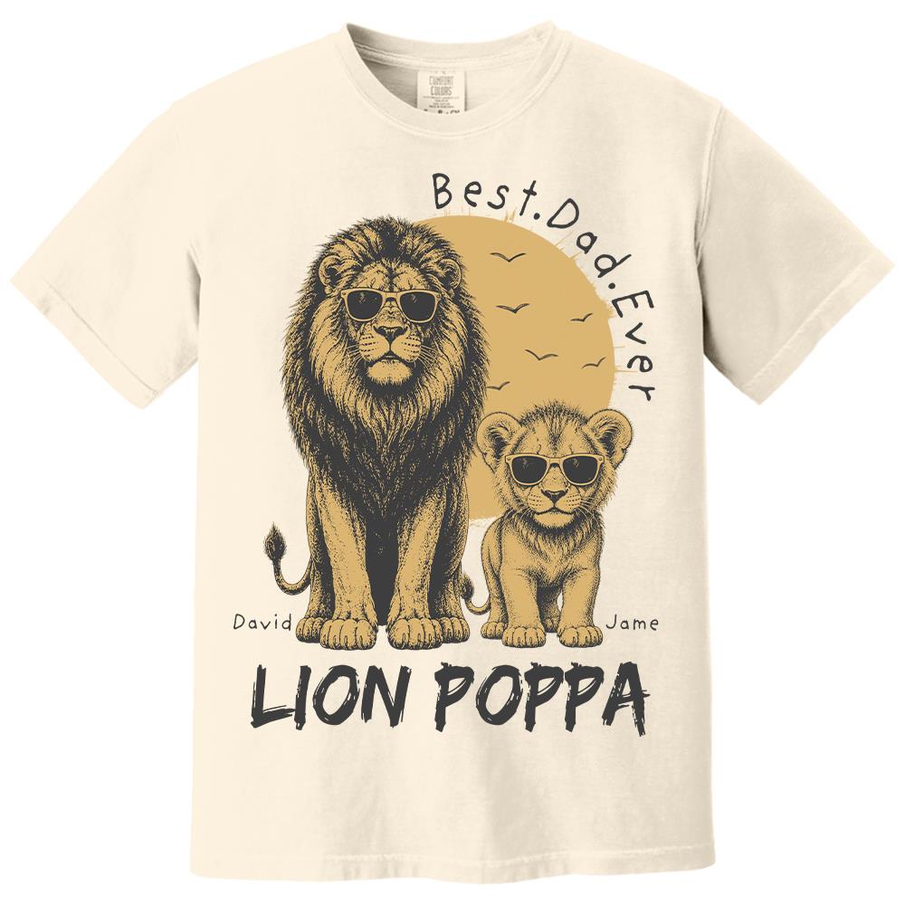 retro-vintage-lion-dad-and-kids-daddy-protector-personalized-shirt-cool-fathers-day