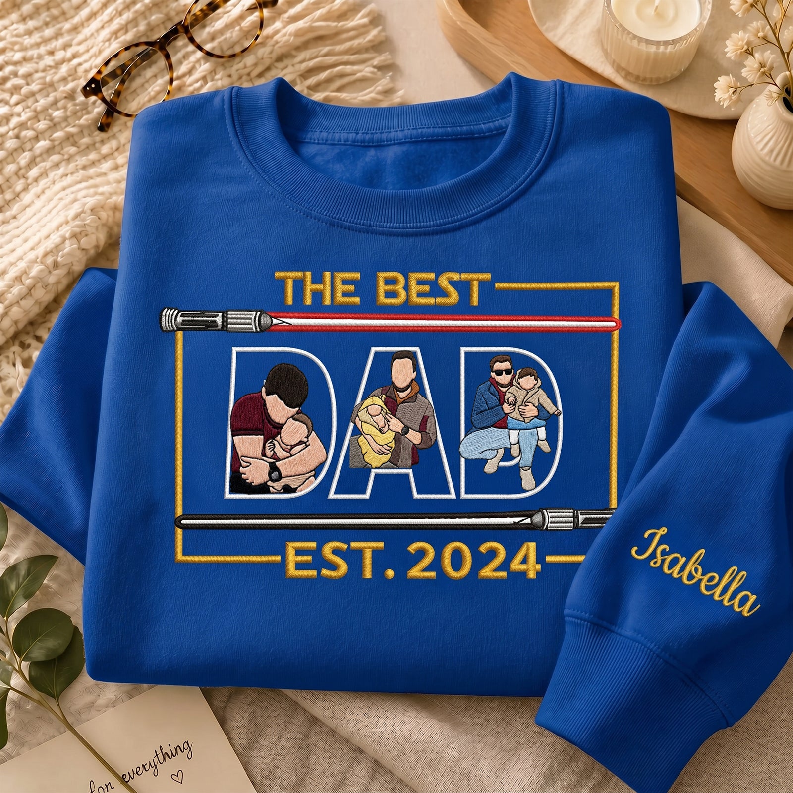 custom-the-best-dad-lightsaber-with-name-est-year-photo-embroidered-sweatshirt-fathers-day-gift