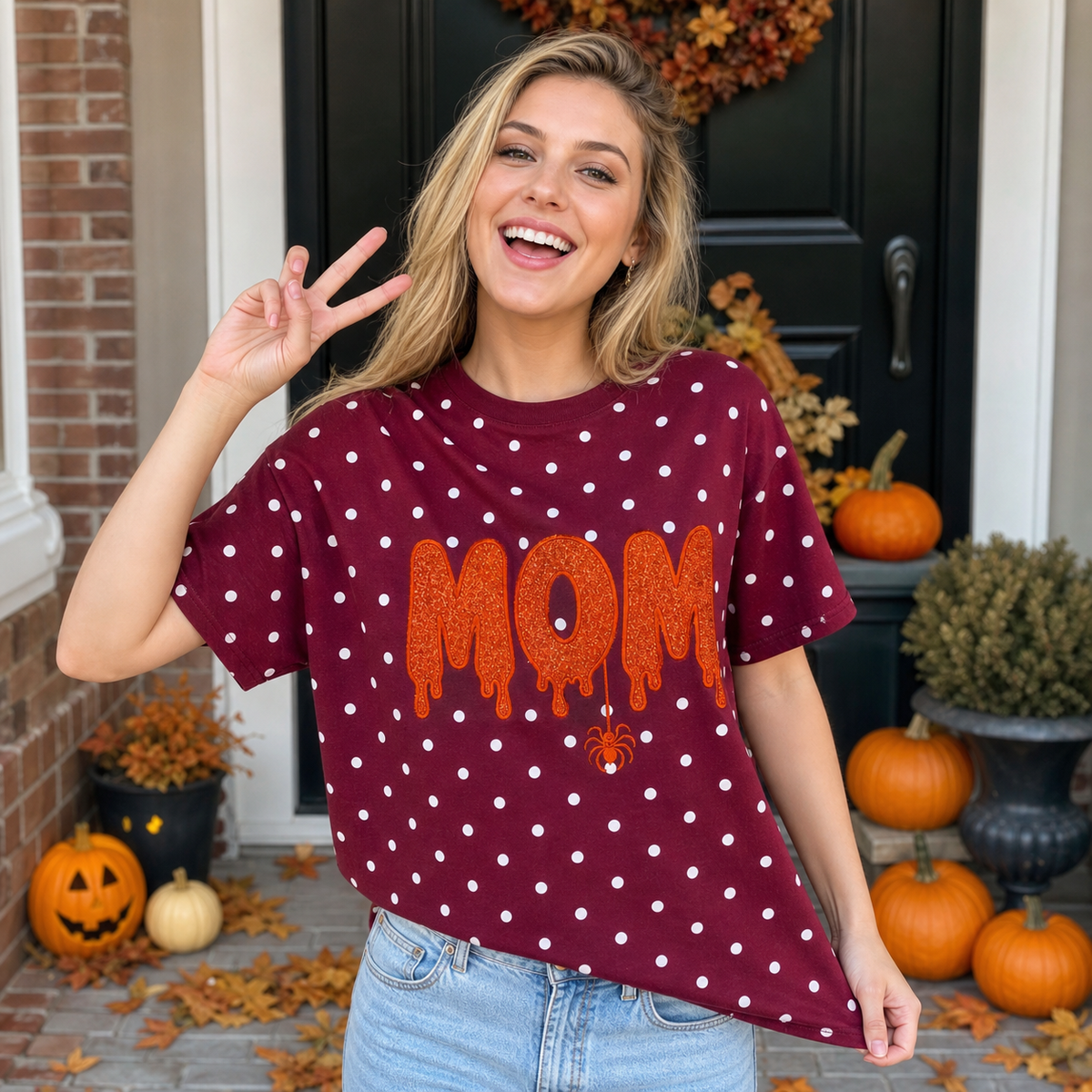 custom-embroidered-spooky-mama-drip-halloween-sweatshirt-polka-dot-mom-graphic-top