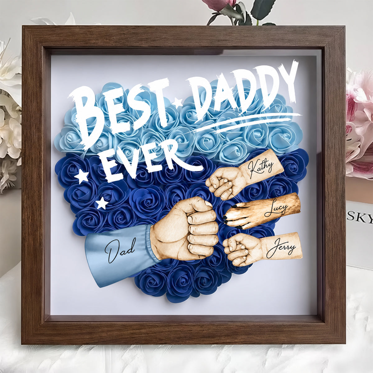 personalized-best-dad-ever-fist-bump-flower-shadow-box-fathers-day-gift