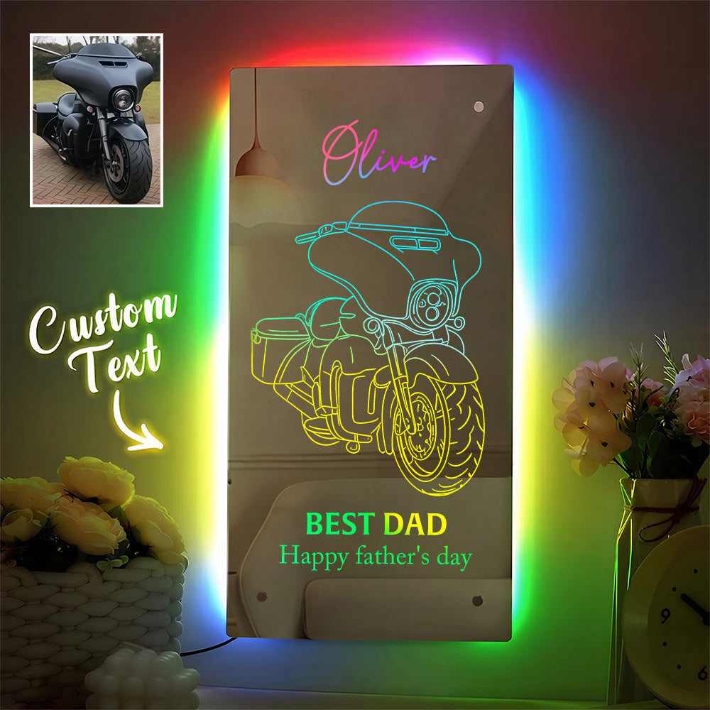 custom-best-dad-led-mirror-light-personalized-car-motorcycle-portrait-gift