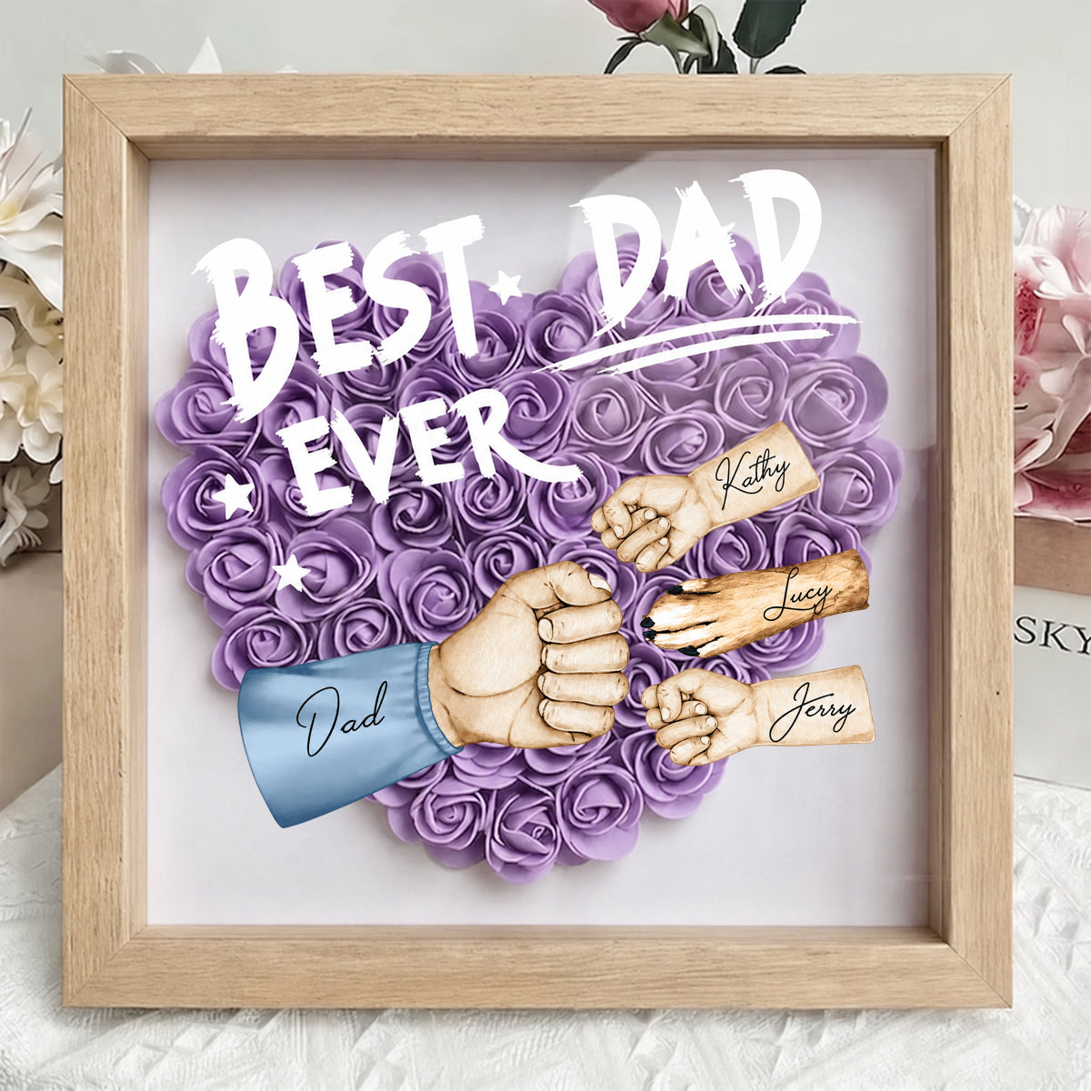 personalized-best-dad-ever-fist-bump-flower-shadow-box-fathers-day-gift