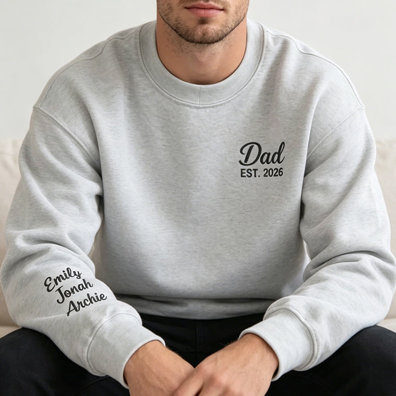 custom-dad-est-2026-with-kids-names-on-sleeve-embroidered-sweatshirt-fathers-day-gift