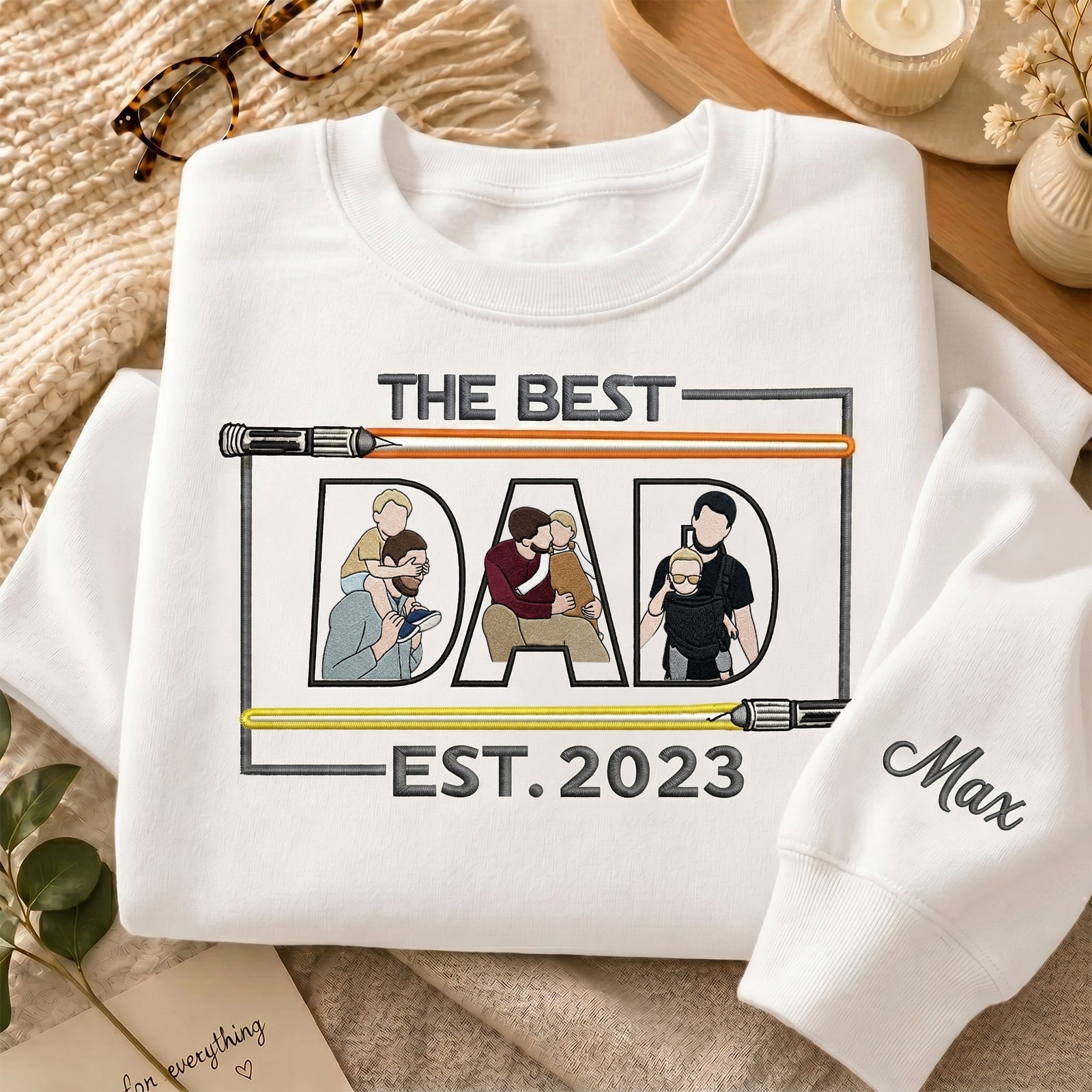 custom-the-best-dad-lightsaber-with-name-est-year-photo-embroidered-sweatshirt-fathers-day-gift