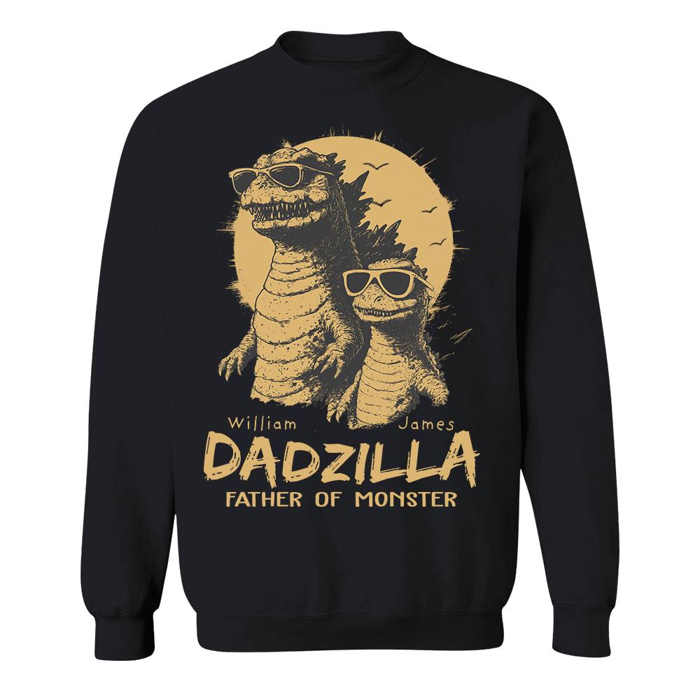 personalized-dadzilla-t-shirt-father-day-gifts-for-dad-funny-papa-tshirt-cool-daddy-dinosaur-tee