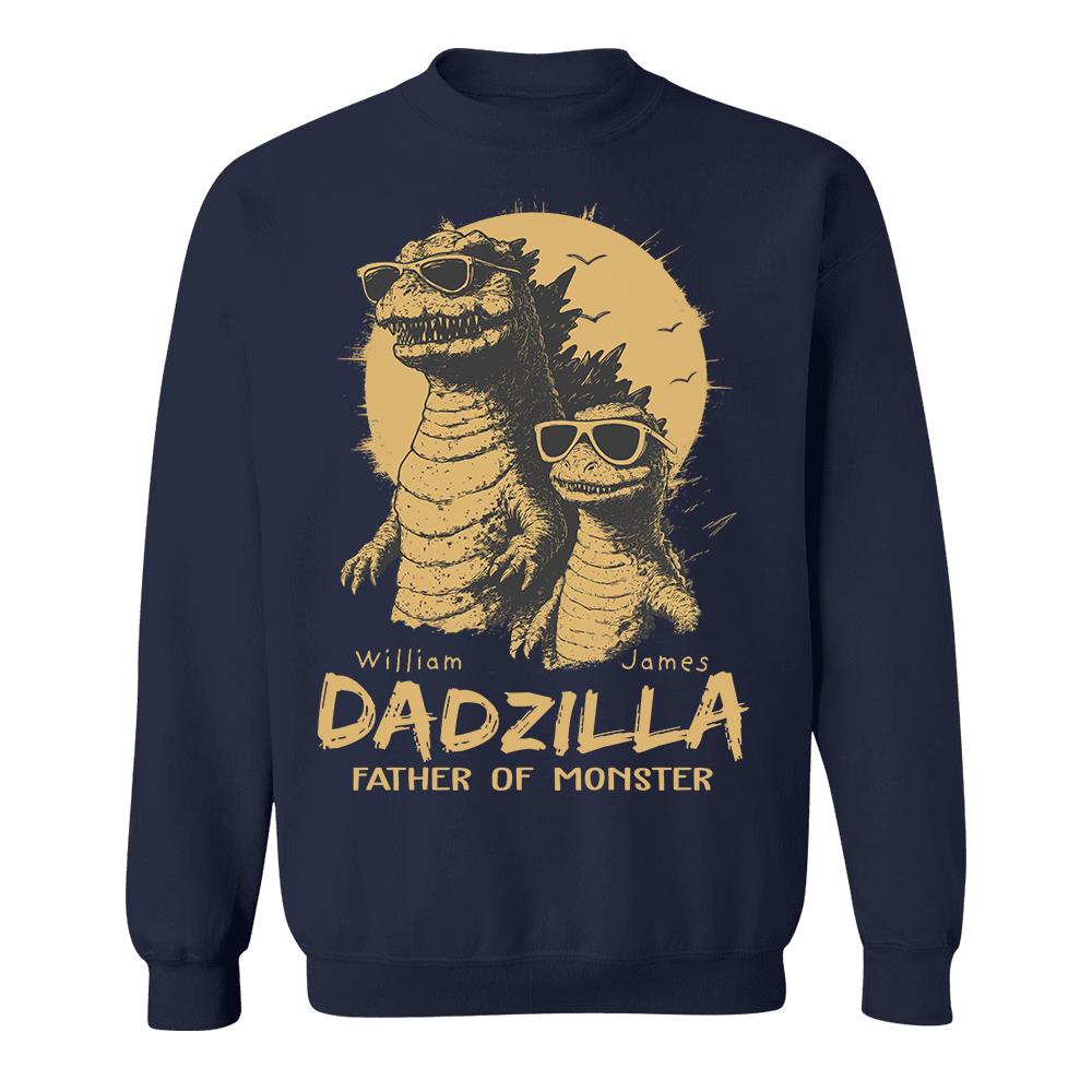 personalized-dadzilla-t-shirt-father-day-gifts-for-dad-funny-papa-tshirt-cool-daddy-dinosaur-tee
