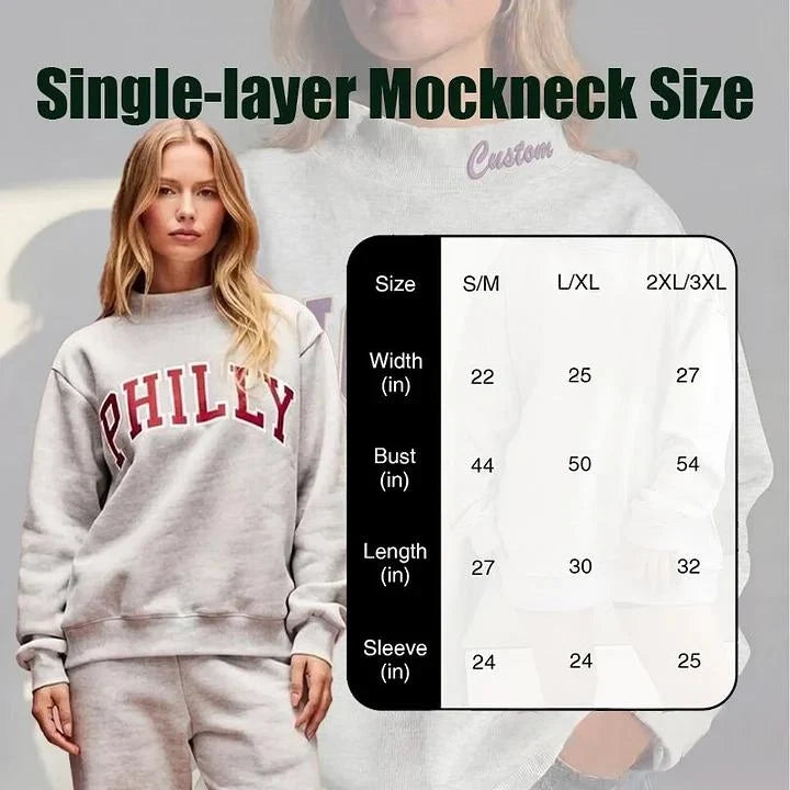 personalized-gingham-mama-embroidery-sweatshirt-halloween-mockneck-with-cuff-custom-name