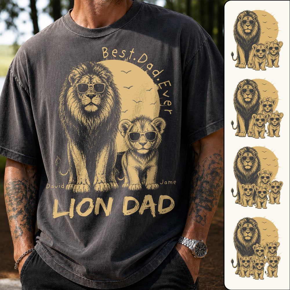 retro-vintage-lion-dad-and-kids-daddy-protector-personalized-shirt-cool-fathers-day
