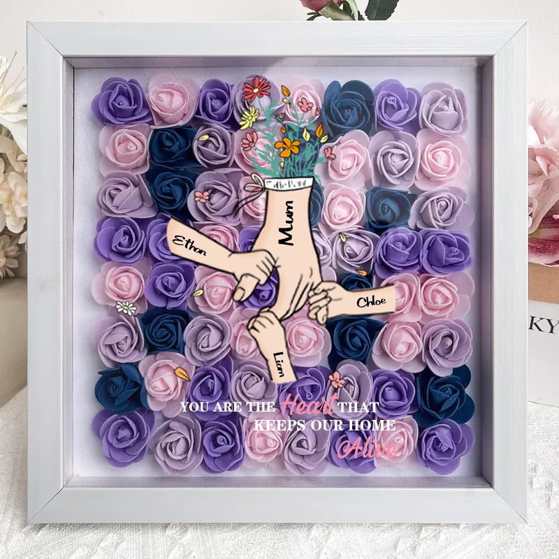 mum-you-hold-us-together-personalized-flower-shadow-box