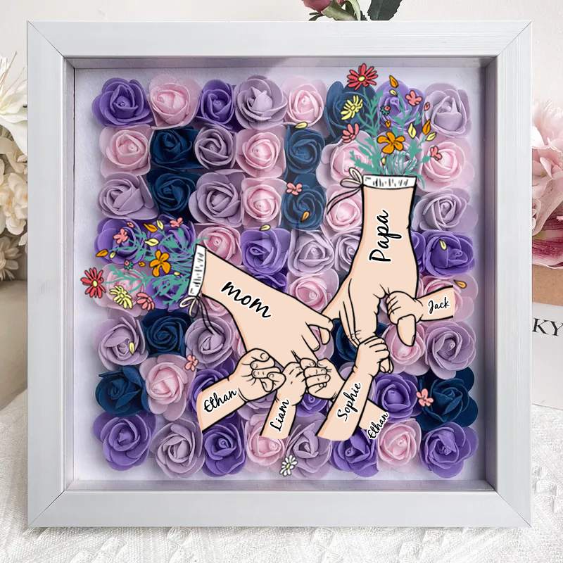 custom-mothers-day-personalized-flower-shadow-box-family-hand-holding-gift-gift-for-mom-grandma