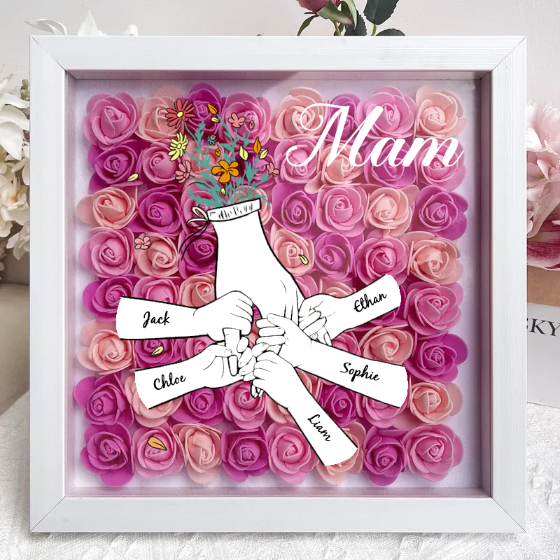 personalized-flower-shadow-box-mum-and-i-hand-holding-mothers-day-gift