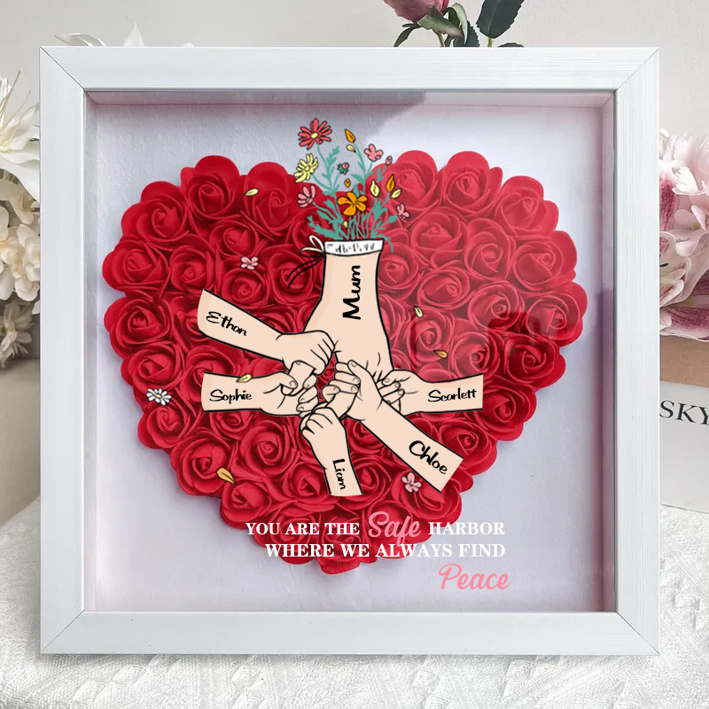 mum-you-hold-us-together-personalized-flower-shadow-box