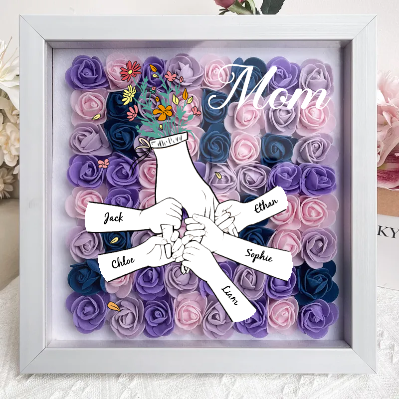 personalized-flower-shadow-box-mum-and-i-hand-holding-mothers-day-gift