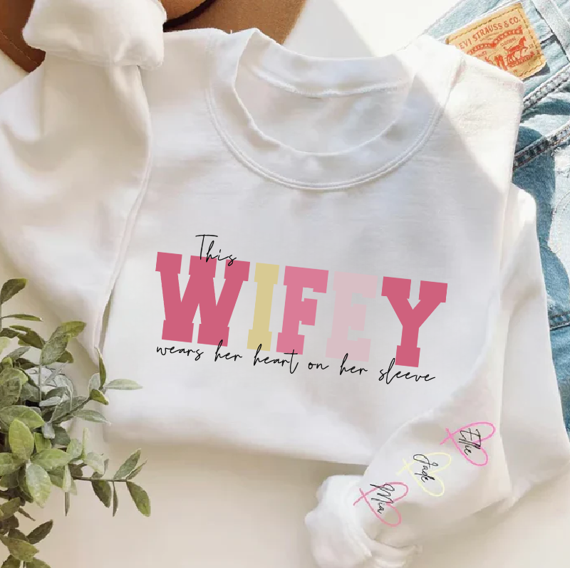 personalized-wifey-wear-heart-on-sleeve-mama-sweatshirt-with-kid-names-on-sleeves-mothers-gift