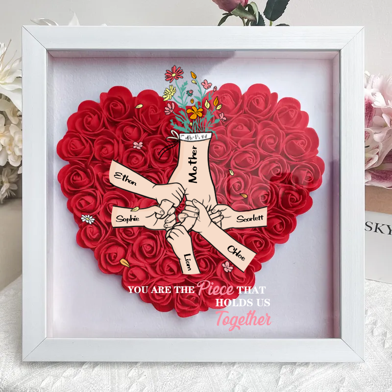 mum-you-hold-us-together-personalized-flower-shadow-box