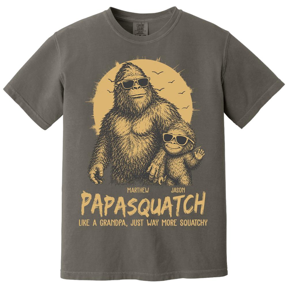 personalized-papasquatch-like-a-grandpa-just-way-more-squatchy-t-shirt-father-day-gifts-for-dad
