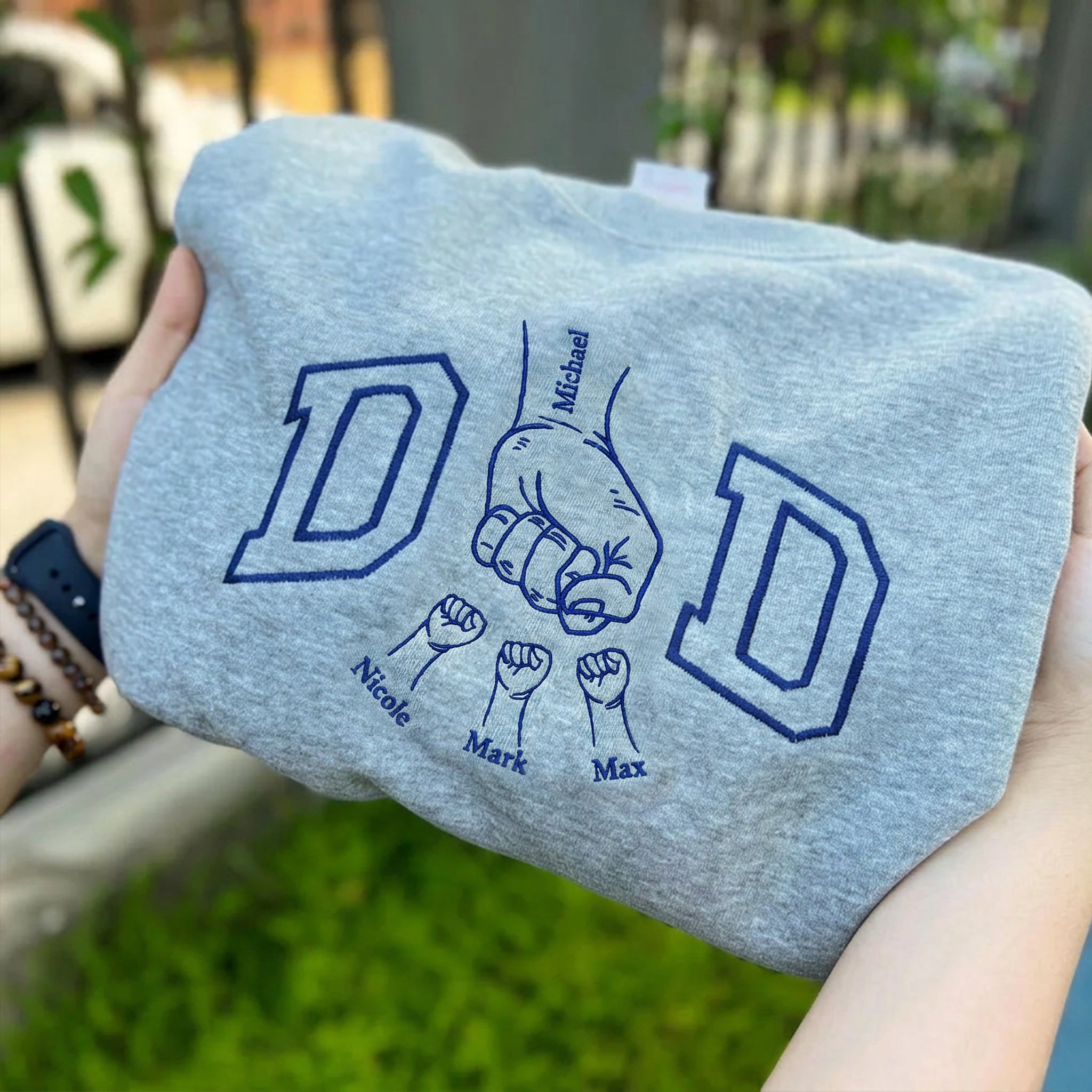 custom-embroidered-fist-bump-fathers-day-sweatshirts-cozy-gift-for-dad-grandparent
