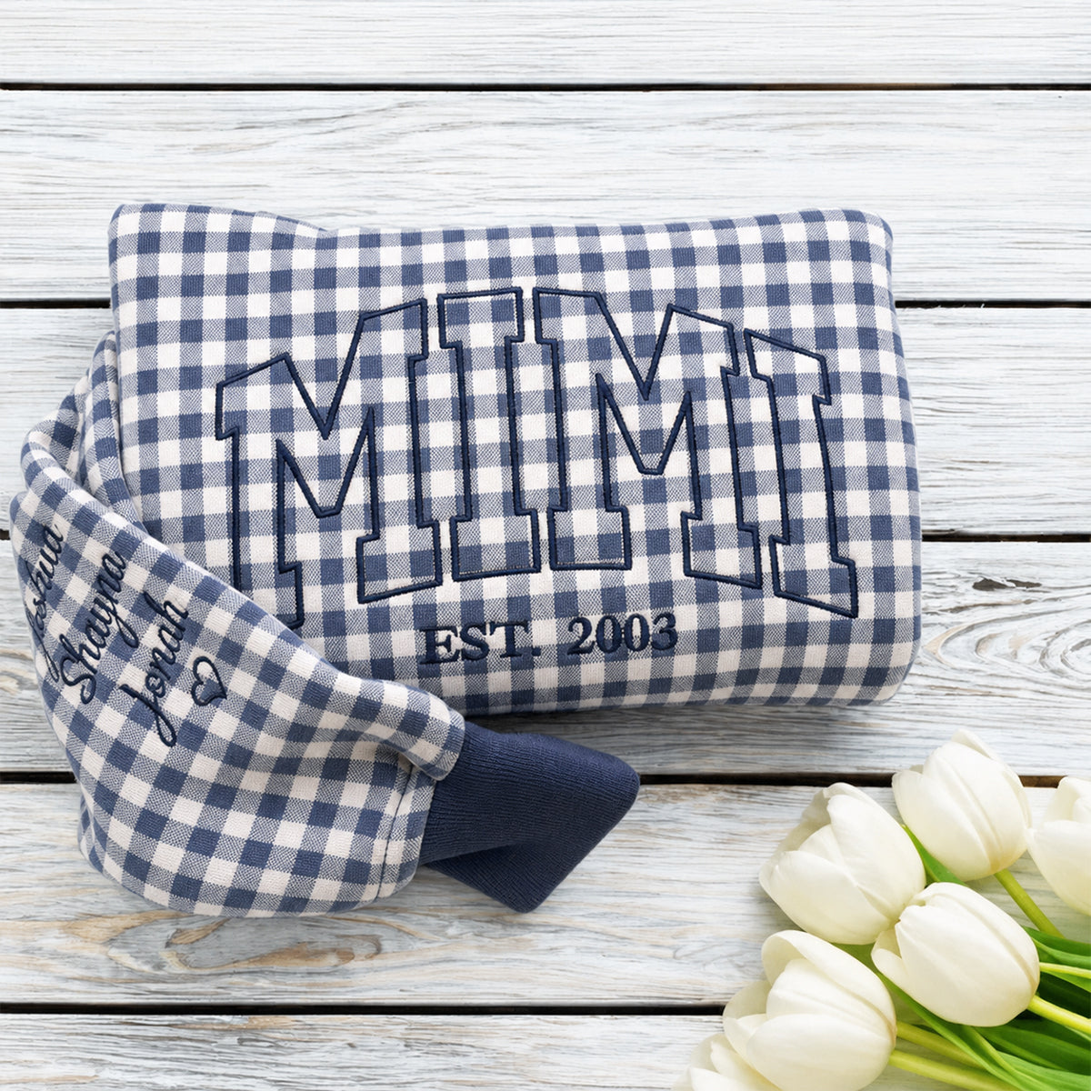 custom-gingham-mama-sweatshirt-personalized-embroidered-gingham-sweatshirt-for-mom-grandma-mimi-pop-pop-est-year-names-on-sleeve-cozy-family-gift