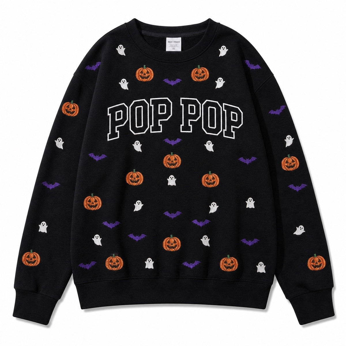 custom-halloween-sweatshirt-personalized-mama-letter-with-embroidered-pumpkin-ghost-pattern