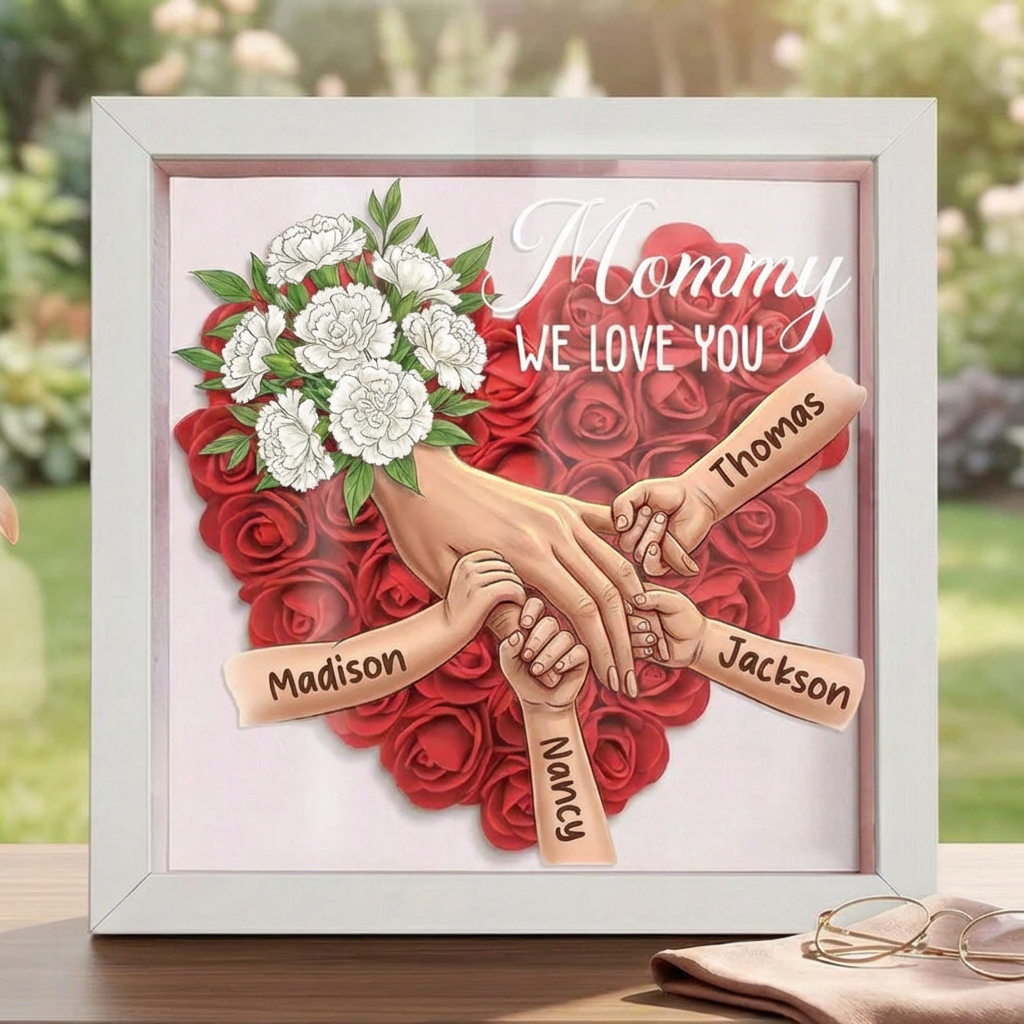 white-carnation-personalized-mom-holding-hands-memorial-shadow-box-mothers-day-remembrance-frame-in-loving-memory-gift