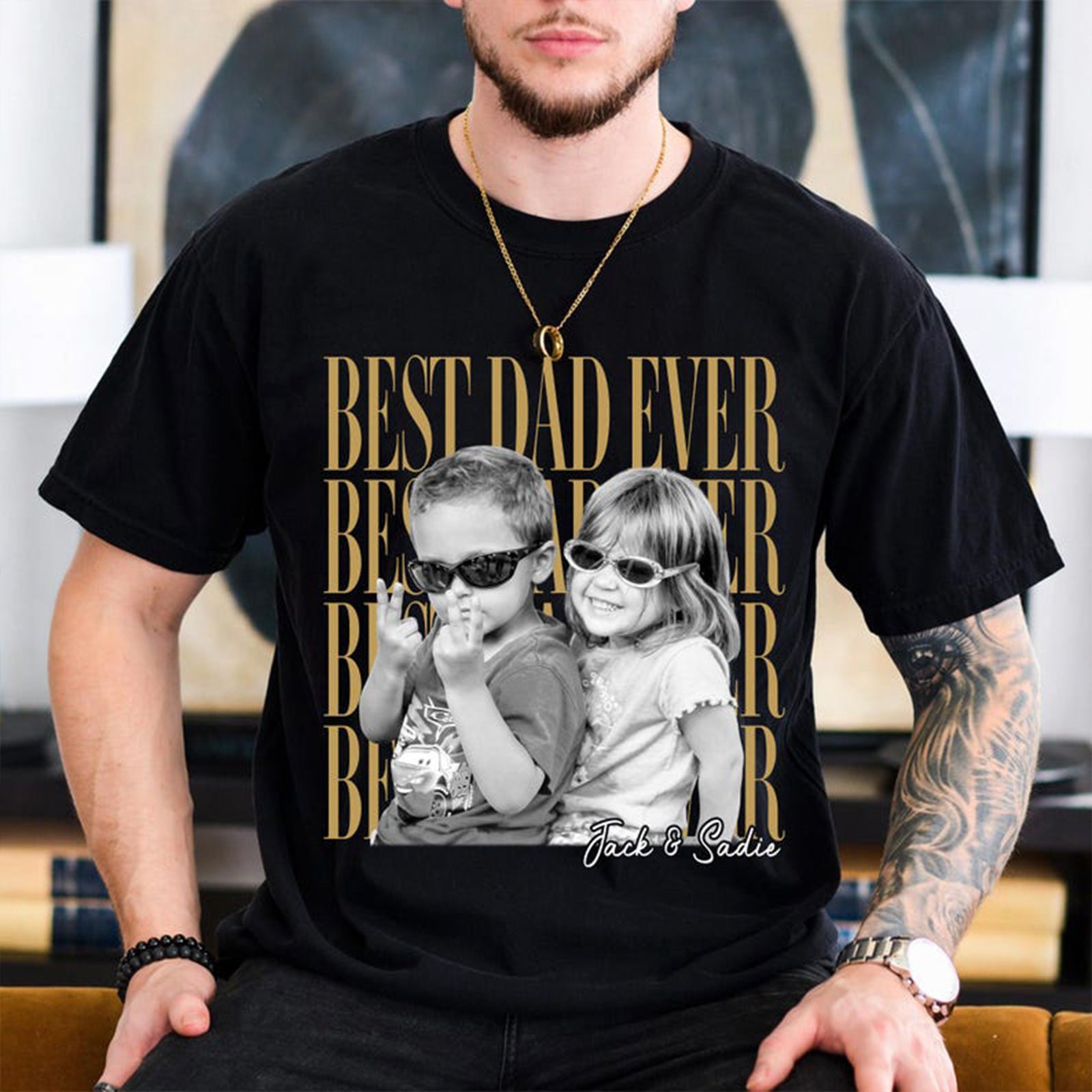 custom-best-dad-ever-personalized-t-shirt-with-kids-photos-names-fathers-day-gift